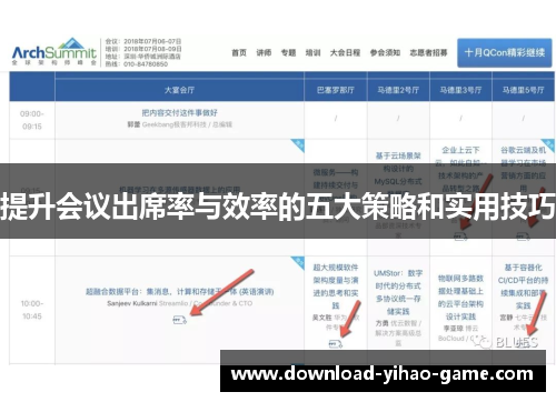 提升会议出席率与效率的五大策略和实用技巧